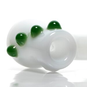 Shop Shooters - Dimple Grip Hammer Bubbler - White & Green in australian