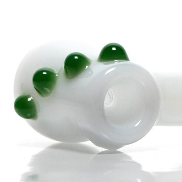 Shop Shooters - Dimple Grip Hammer Bubbler - White & Green in australian