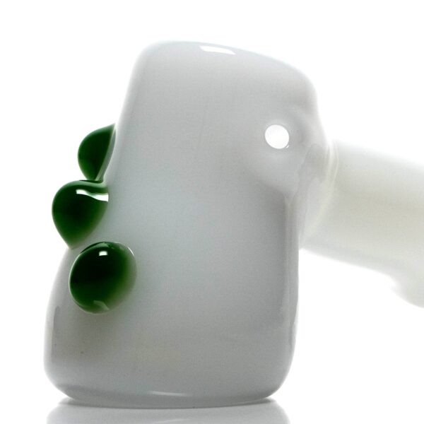 Shop Shooters - Dimple Grip Hammer Bubbler - White & Green in australian