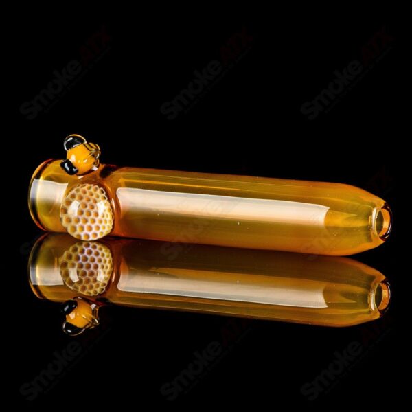 Shop One Hitter Honeycomb & Bee Chillum Joe P Glass in australian