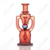 Shop Pomegranate Single Color Double Up Rig Rooster Glass in australian