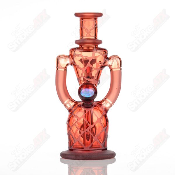 Shop Pomegranate Single Color Double Up Rig Rooster Glass in australian