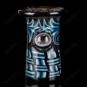 Shop Blue Patchwork Mini Beaker Set by Dale Sommers Glass in australian