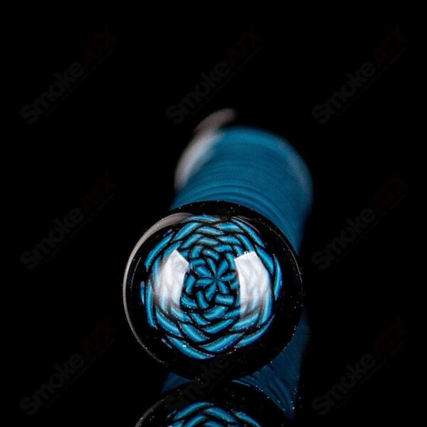 Shop Blue Patchwork Mini Beaker Set by Dale Sommers Glass in australian