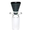 Shop Aaron Vigil - Worked Martini Slide - 18mm - Black, Green & Purple w/ Steelwool in australian