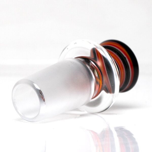 Shop Aaron Vigil - Worked Martini Slide - 18mm - Fire & Black in australian