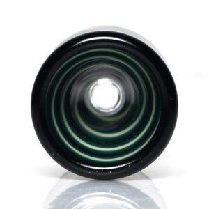 Shop Aaron Vigil - Worked Martini Slide - 14mm - Green, White & Agua w/ Steelwool in australian
