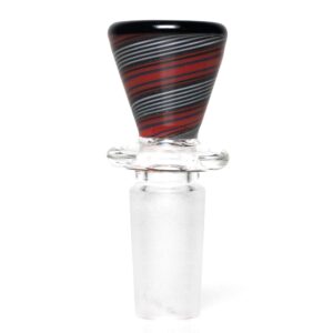 Shop Aaron Vigil - Worked Martini Slide - 14mm - Red & Black w/ Jailhouse #1 in australian