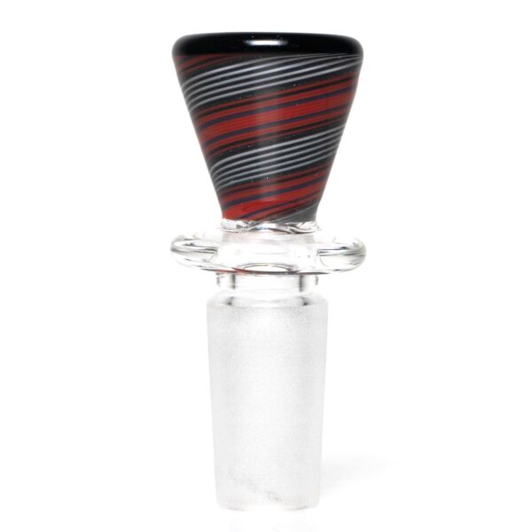 Shop Aaron Vigil - Worked Martini Slide - 14mm - Red & Black w/ Jailhouse #1 in australian