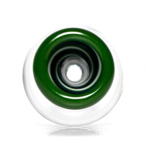 Shop Aaron Vigil - Worked Martini Slide - 18mm - Green, White & Agua w/ Green Lip in australian