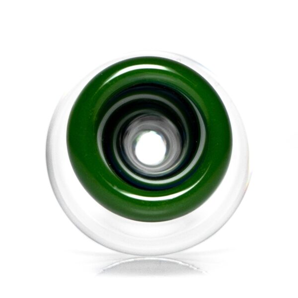 Shop Aaron Vigil - Worked Martini Slide - 18mm - Green, White & Agua w/ Green Lip in australian