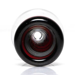Shop Aaron Vigil - Worked Martini Slide - 18mm - Red & Black w/ Jailhouse #1 in australian