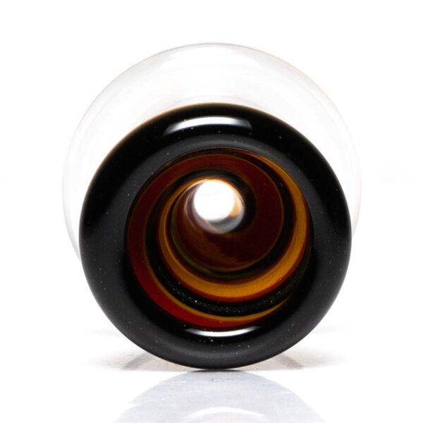 Shop Aaron Vigil - Worked Martini Slide - 18mm - Burgundy & Yellow #2 in australian