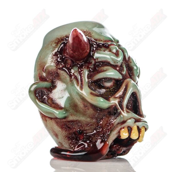 Shop Zombie Head Spoon w/ Glow Eyes Ghost Glass in australian