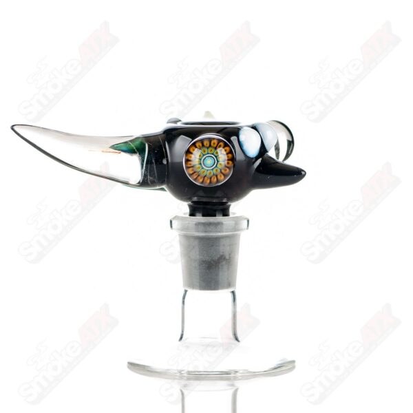 Shop #9 14mm Full Color Worked Horn Milli Bowl JMass in australian