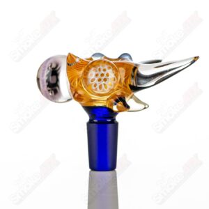 Shop #16 14mm Full Color Worked Horn Milli Bowl JMass in australian