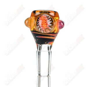 Shop #1 14mm Color Worked Slide Bowl Jeremy from Oregon in australian