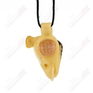 Shop Giraffe Pendant Robertson Glass Butter and Charcoal in australian