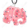 Shop Large Pink Animal Cookie Pendant w UV Dots Renee Patula in australian