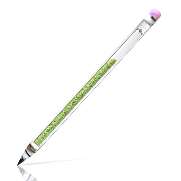 Shop Shooters - Frit Filled Pencil - Green in australian