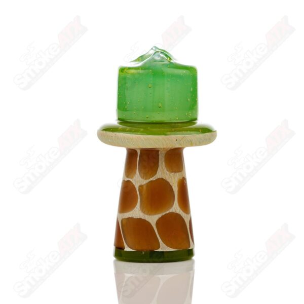 Shop Green Giraffe Spinner Cap w Pearl Robertson Glass in australian