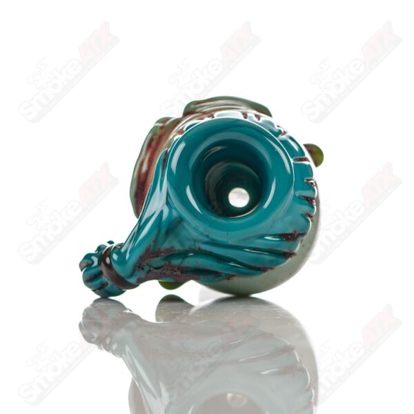 Shop 14mm Shrunken Head Bowl Slide Ghost Glass in australian