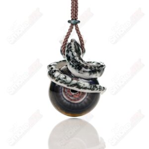 Shop Dragon Flower Pendant Kengtaro Glass in australian
