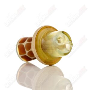 Shop Fumed Giraffe Spinner Cap w Pearl Robertson Glass in australian