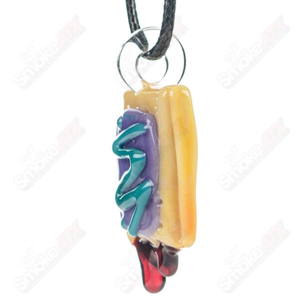 Shop Purple/Teal Icing Pop Tart Pendant Renee Patula in australian