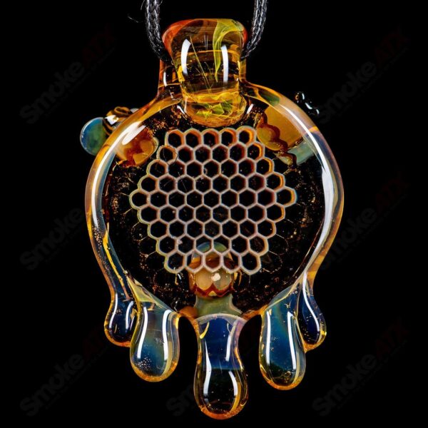 Shop Large Honeycomb Drip Pendant by Joe P Glass in australian