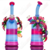 Shop Pink & Blue Habitat X Kimmo Glass Flower Rig in australian