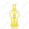 Shop Lemon Drop Single Color Double Up Rig Rooster Glass in australian