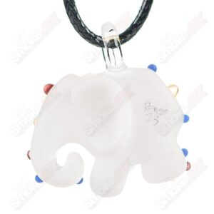 Shop Mini White Animal Cookie Pendant w UV Dots Renee Patula in australian