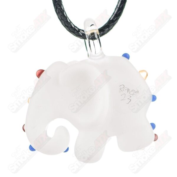 Shop Mini White Animal Cookie Pendant w UV Dots Renee Patula in australian