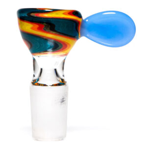Shop K2 Glass - Worked Snap Slide - 14mm - Fire & Water Wag w/ Ether Handle in australian