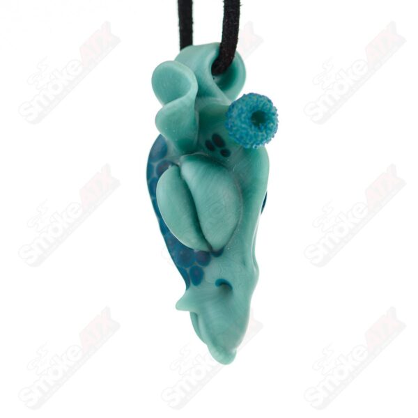 Shop Giraffe Pendant Robertson Glass Aqua and Peacock in australian