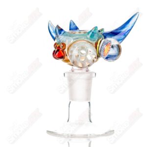 Shop #12 14mm Full Color Worked Horn Milli Bowl JMass in australian