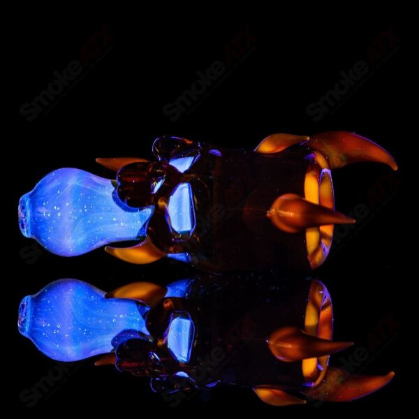 Shop Orange Skull Hitter w UV Accents Ghost Glass in australian