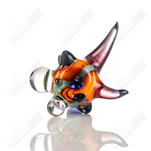 Shop #7 14mm Full Color Worked Horn Milli Bowl JMass in australian