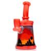 Shop 7ten Glass - Mini Tube - 10mm - City Scene - Ketchup/White in australian