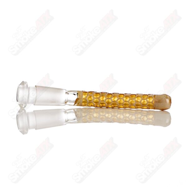 Shop Amber Honeycomb Lamp Set Joe P Glass in australian