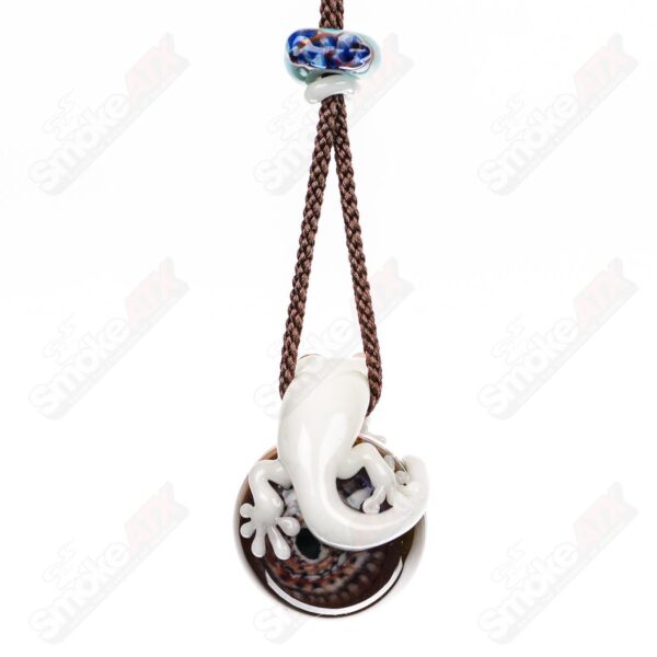 Shop Gecko and the Flower Pendant Kengtaro Glass in australian