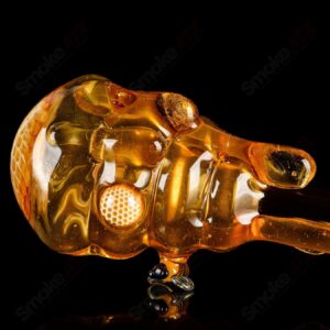 Shop Beehive Honeycomb Spoon Hand Pipe Joe P Glass in australian