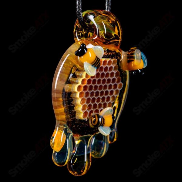 Shop Large Honeycomb Drip Pendant by Joe P Glass in australian