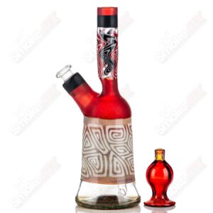 Shop Doodle Reef Thumpie Tube w Bubble Cap by Gk Melts x Good For Now Guy Collab in australian