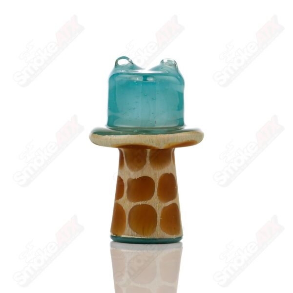 Shop Turqois Giraffe Spinner Cap w Pearl Robertson Glass in australian