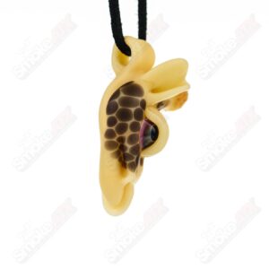 Shop Giraffe Pendant Robertson Glass Butter and Charcoal in australian