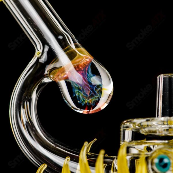 Shop Horned Rig (4.0 Lemondrop ) E.Ross x Freeek Glass in australian