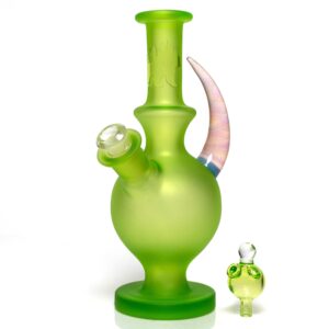 Shop Brando - 10mm Full Blasted Ball Rig - Lime Juice w/ Milky Blue - Cane Cluster Millie in australian