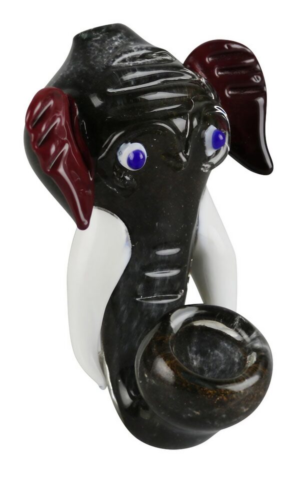 Shop Fritted Glass Sherlock Pipe - Elephant Head in australian